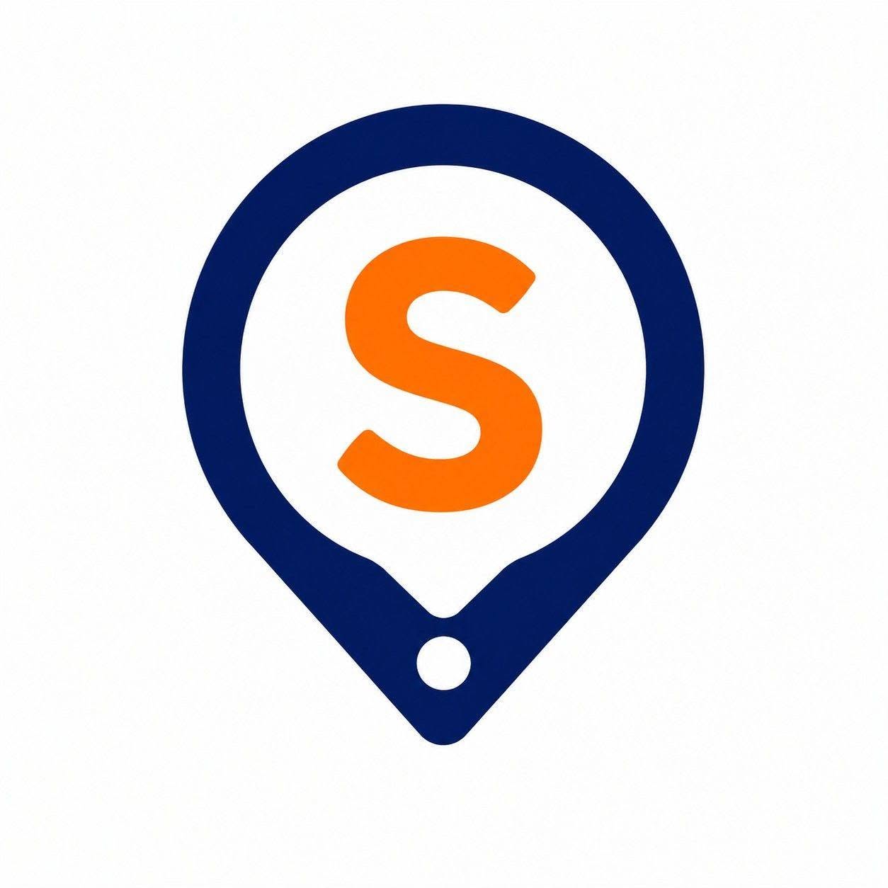 SpotMela location-pin logo